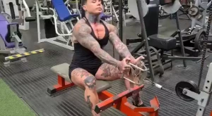 Training back using my channels i call my lifting straps my channels