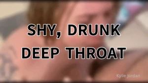 Oops i got a bit tipsy and wanted to swallow his cock full i was a bit