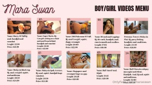 Be quick i m doing 3 for 2 on all my videos baby cheapest is free pick part 5