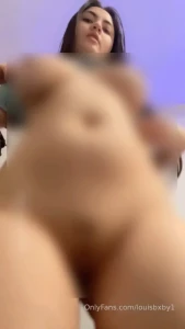 What started off as a normal masturbation video turned into me