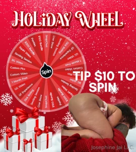 2 wheel spins for 15 3 wheel spins for 20 4 wheel spins for 25 5 wheel