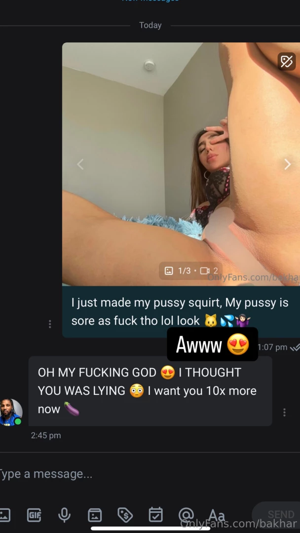 Awww he so sweet i love some of yall in my messages he thought i was 