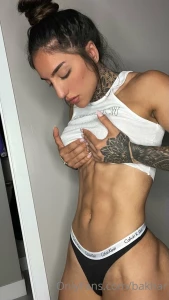 You wanna lick my abs