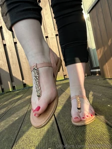 I got new sandales cant wait to wear them all day