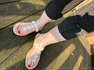 I got new sandales cant wait to wear them all day part 3