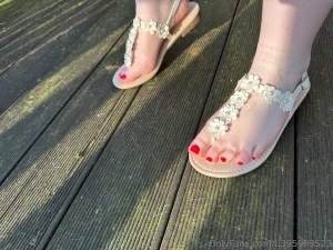 I got new sandales cant wait to wear them all day part 2