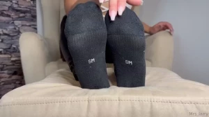 Ufff was f r eine geile kombination wei e nylons und schwarze part 5