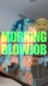 Morning blowjob watch how i suck extra sloppy making your toes curl