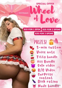 With valentines around the corner i ve decided to bring the wheel back