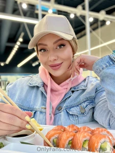 Salmon rolls me love at first bite do you also have a favorite dish