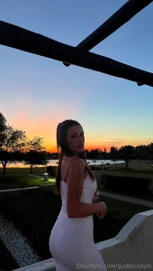 What a gorgeous view to end the day