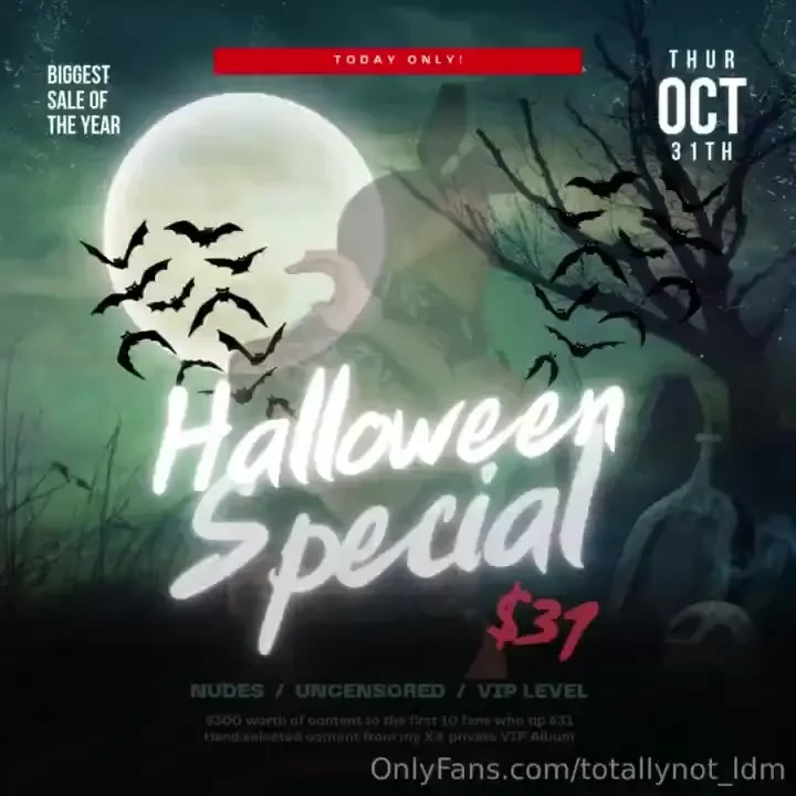 Giveaway closed lets close out the month with a deal so scary it will 