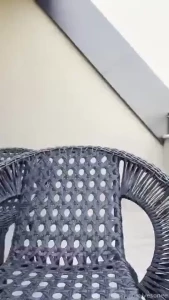 Today i messed around a bit on my balcony i was so wet ooohh