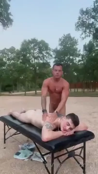 Make sure you guys check those dm s for the full massage video of me 