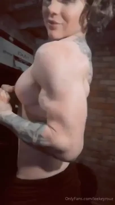 Would you kiss my biceps or wood you prefer i wrap them around you 