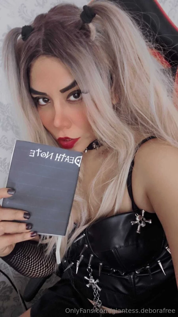Misa amane from death note tip me 5 if you wanna i write your name in 