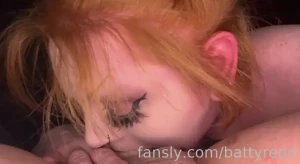 Sucking my boyfriends cock like a spitty slut i am