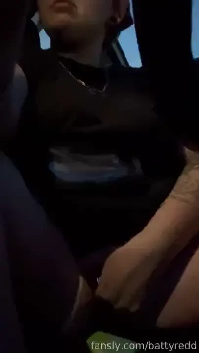 Almost got caught playing with my pussy hehe bbw goth redhead natural 