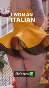 I got an idea for xmas video i wanna shoot asap but dress i made doesn