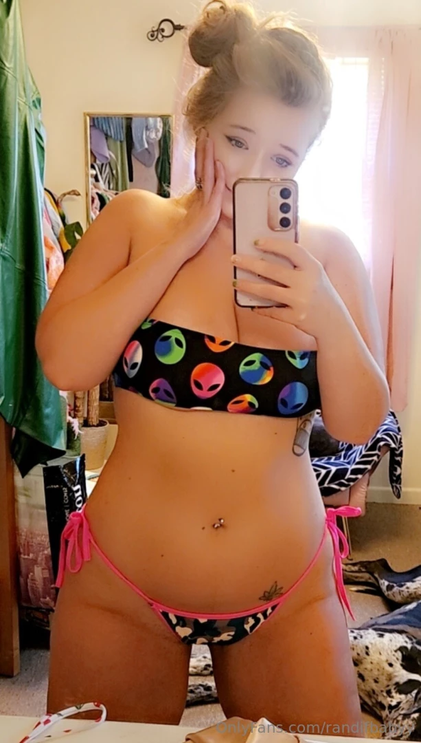 Pulling my boobs out of this bikini top 