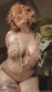 Feeling ethereal in my new lingerie set part 7
