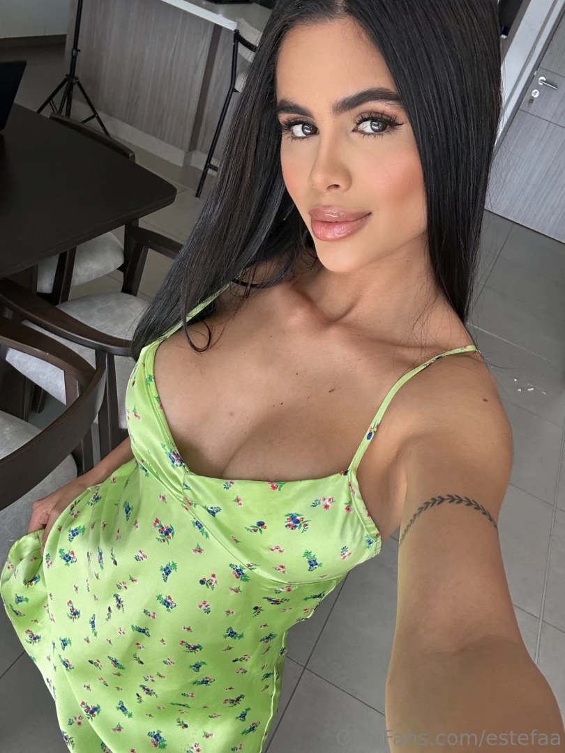 This dress holds these babies without a bra and honestly it s so 