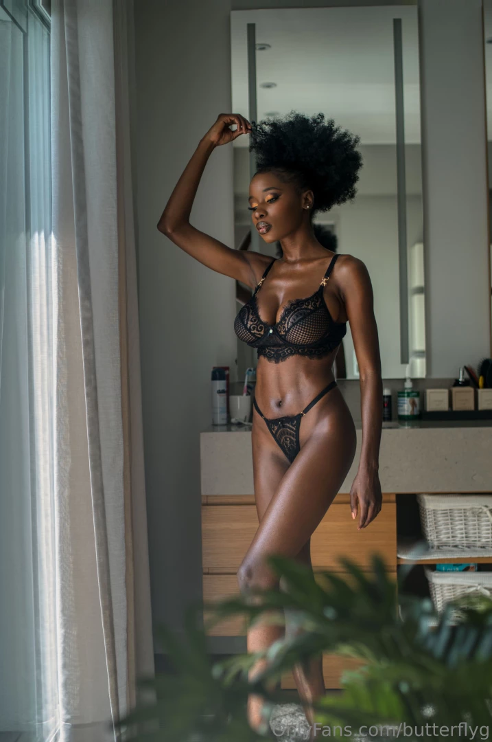 Black lingerie is something else 