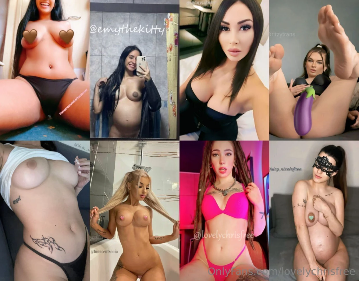 Wet pussy sluts itsmomosweeterthansweet emythekitty vickyheart 