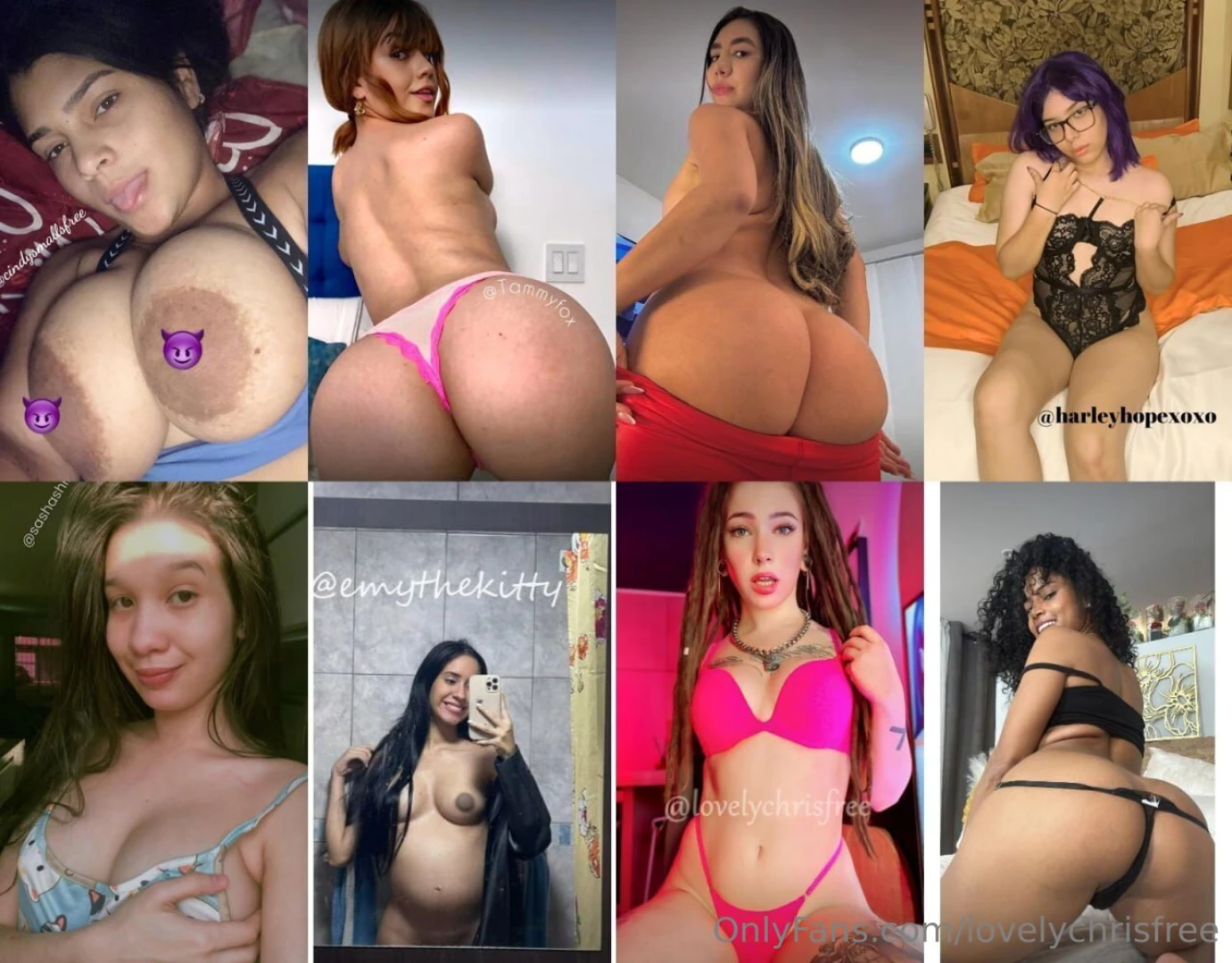 Cindysmallsfree tammyfox anabel_joness harleyhopexoxo sashashiney 