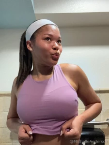 I m all sweaty wanna taste it