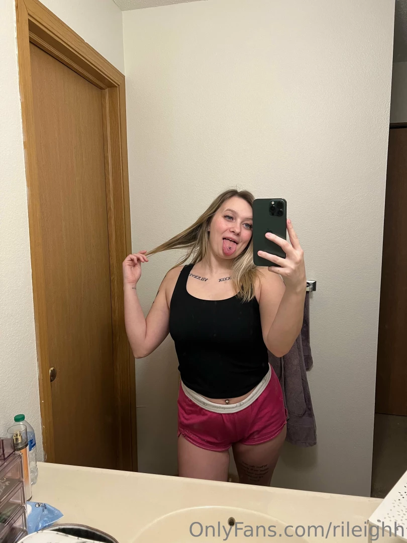 Tongue out waiting for you 