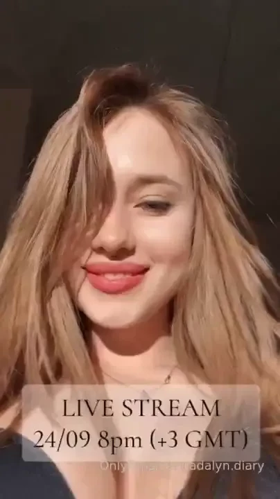 Hi sweetie i want to invite you to my stream this sunday 24 09 8pm 3 