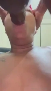 Getting my throat trained by a bbc how did i do i wanna swallow the