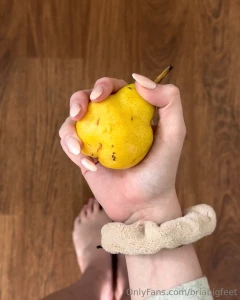 Crushing fruits and veggies using my massive hands and sometimes feet