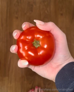 Crushing fruits and veggies using my massive hands and sometimes feet part 4