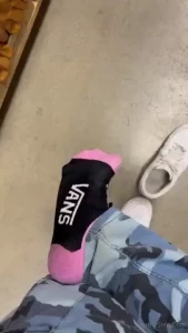 Sock removals wore these vans no-shows out dancing to a party a part 1