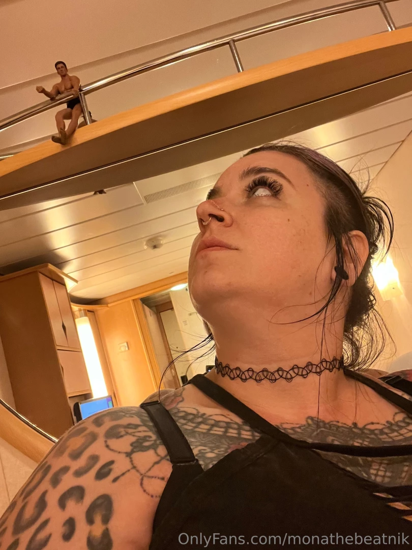 I decided to bring brad on the cruise with me he s going to have so 