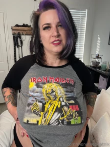 I was once just a teenage dirtbag baby listen to iron maiden with me