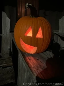 Farm boy cumming inside a pumpkin p s i carved the pumpkin and put it