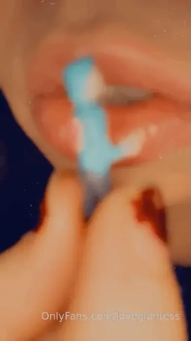 Big giant juicy kisses all over you how do my lips feel 