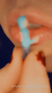 Big giant juicy kisses all over you how do my lips feel