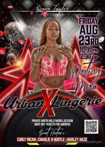 Im hosting the urban x lingerie party again this year friday august