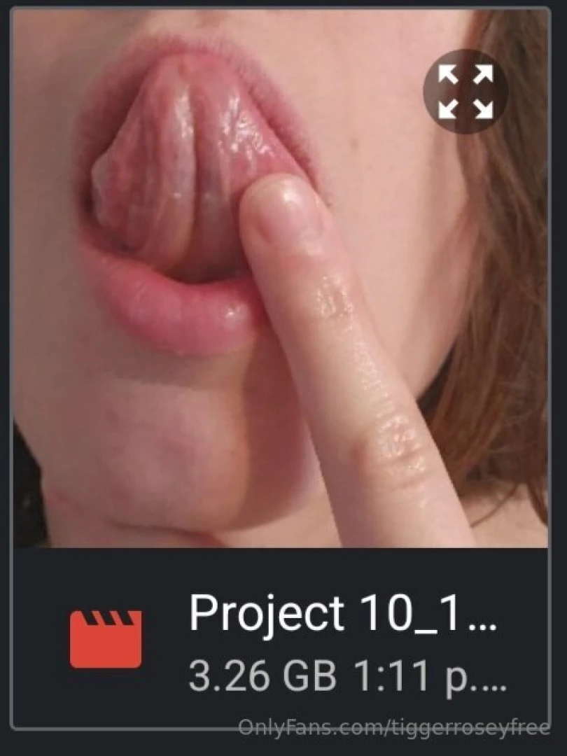 Oral fixation close up face tongue and mouth with dirty talk 