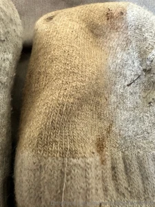 For sale adidas grey socks first pair and maybe my only pair of well