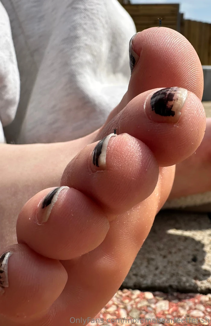 Micro invasion littlebear was resting taking in the sun minding her 