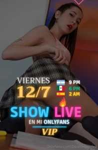 Que rico ya te agendaste nuestra cita ma ana show envivo en mi vip
