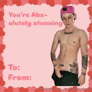 I made valentines