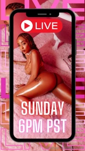 I m going live baby come watch me tease play and get extra naughty