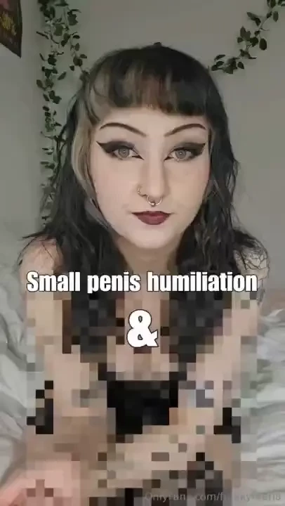 I know some of you love hearing how small your dicks are so here you 
