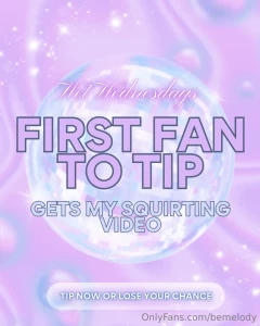 Only to those who like it extra wet